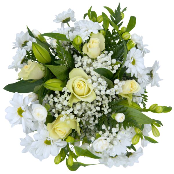 All White Bouquet